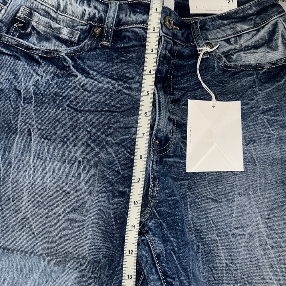 7/27 relaxed fit Kancan non-distressed jeans - Picture 8 of 10